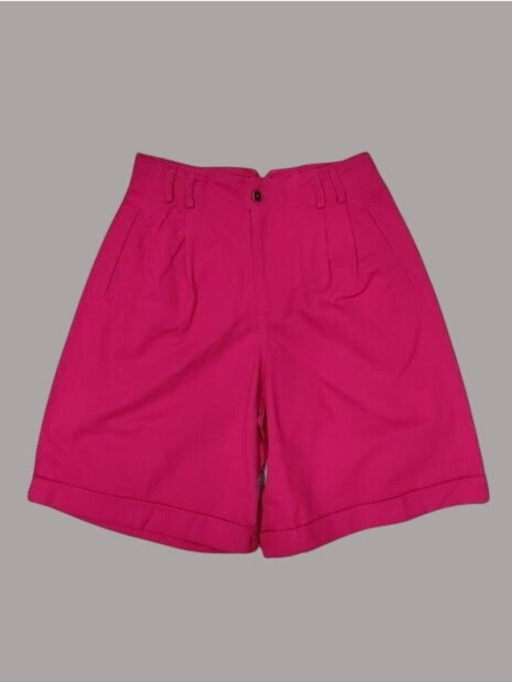 Vintage 90's CHAUS Sport High Waisted Pleat Front Casual Shorts 10 - Picture 2 of 12